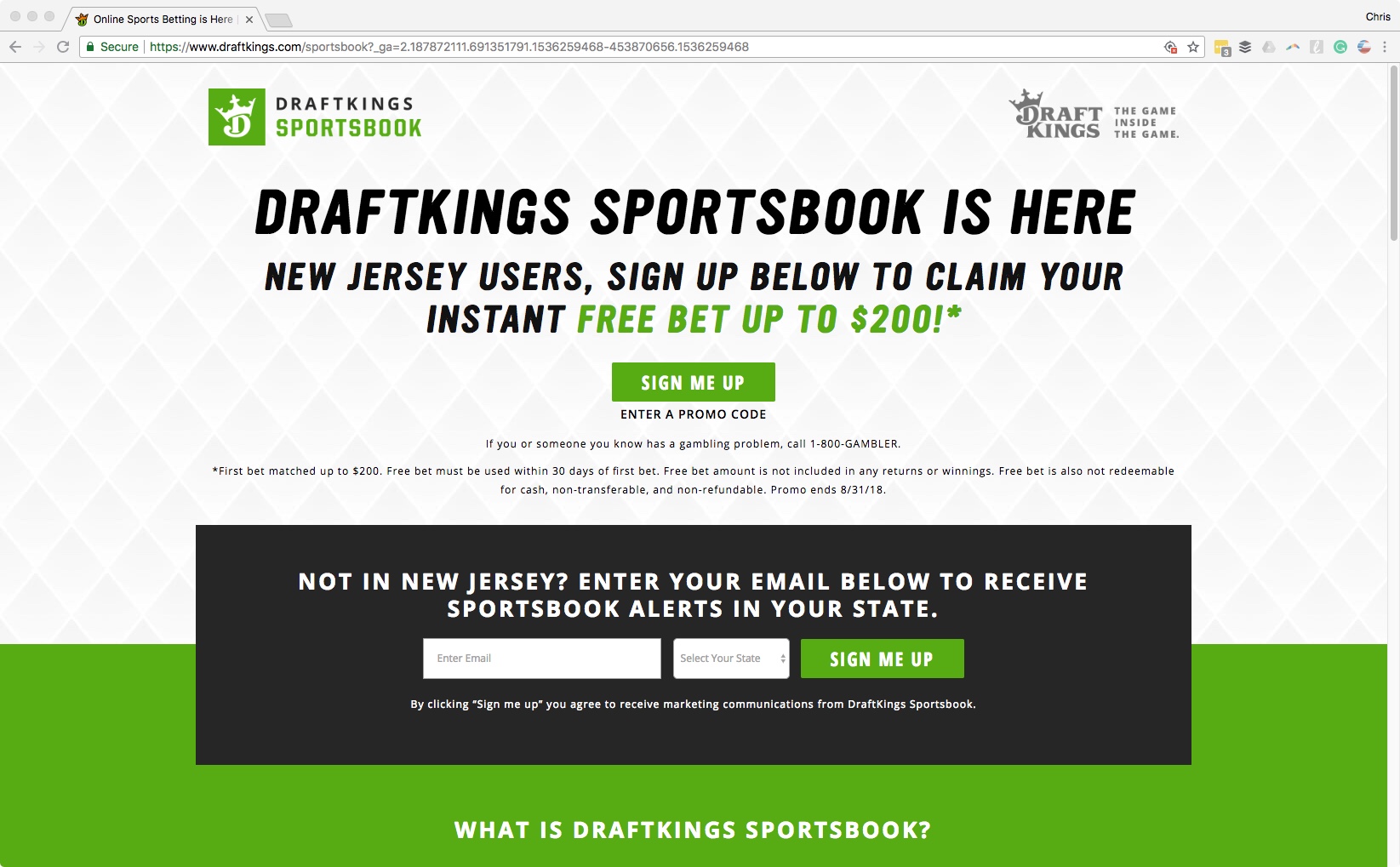 DraftKings Sportsbook Promo Code Get up to 1,025 Free