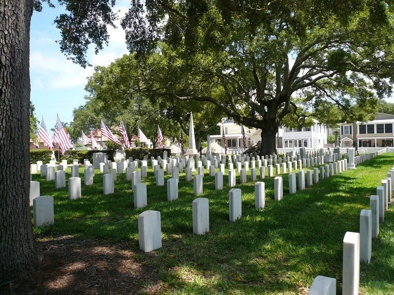 St. Augustine National Cemetery Dade Massacre Legends of America