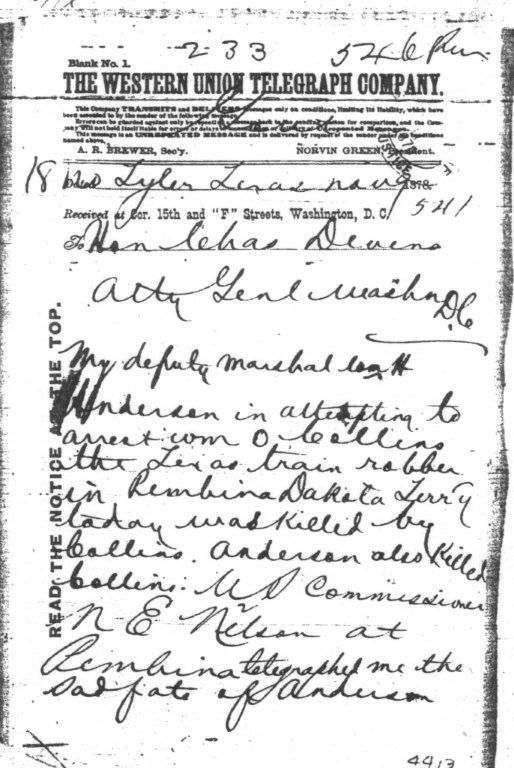 Shoot Out At the Pembina, North Dakota Post Office Legends of America