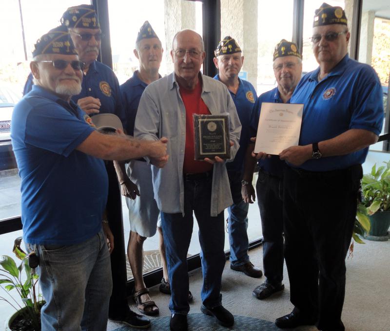Little River American Legion Post 186 award Legiontown U.S.A.