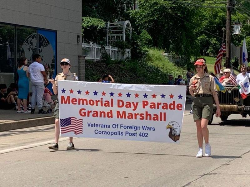 Memorial Day Parade and memorial services Legiontown U.S.A.