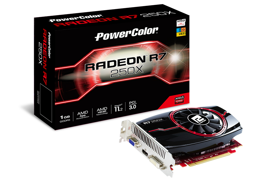 PowerColor Launches AMD Radeon R7 250X Video Card Legit