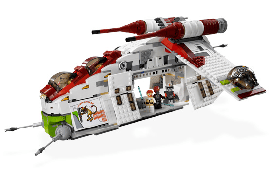 7676 Republic Attack Gunship Lego Star Wars & Beyond