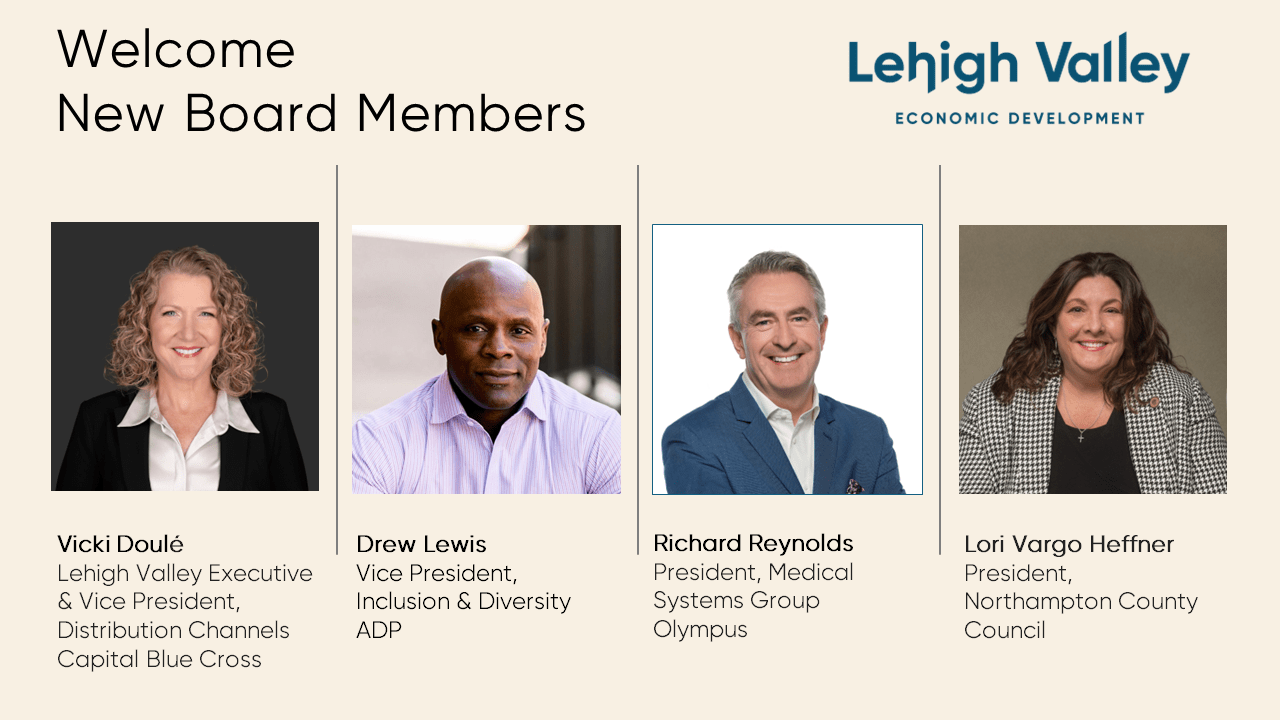 LVEDC New Board Members, Thanks Outgoing Members Lehigh
