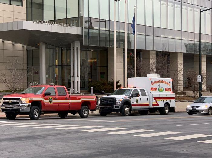 Crews investigate suspicious package at Lehigh County Courthouse