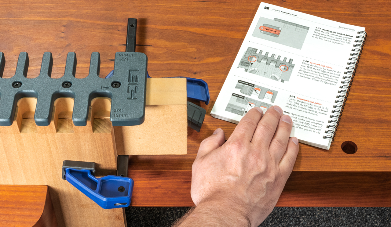 B975 Leigh Box Joint & Beehive Jig Jig Box Box Joint Jig