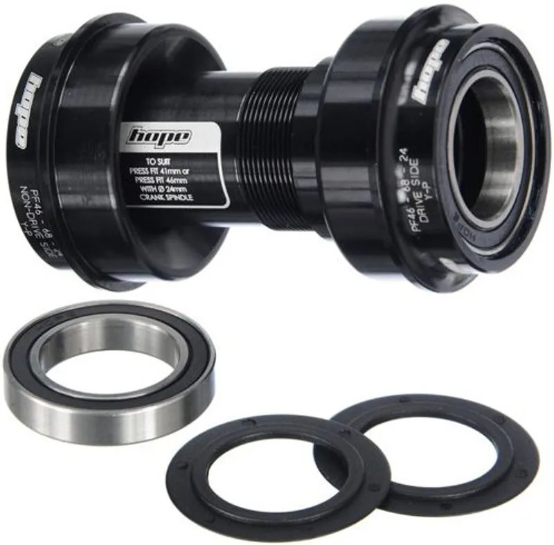 Hope PF46 Stainless Steel Bottom Bracket Black