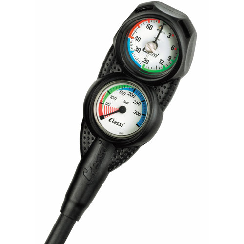 Cressi Mini 2 Gauge Console (Metric) KC764250 LeisurePro