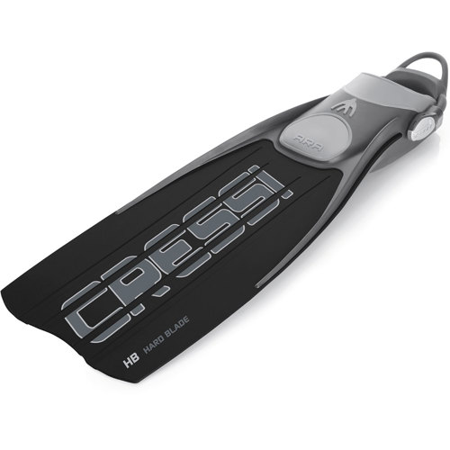 Cressi Ara Open Heel Hard Blade Fins with Bungee Straps LeisurePro