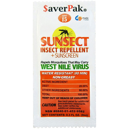 Sunsect Sunscreen & Insect Repellent 0.3 oz. Foil Pack 031520