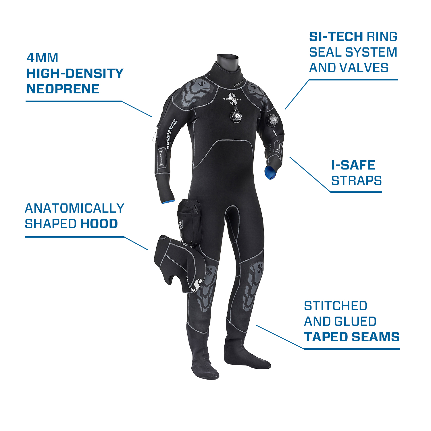 Scubapro Everdry 4mm Dry Suit Men's LeisurePro