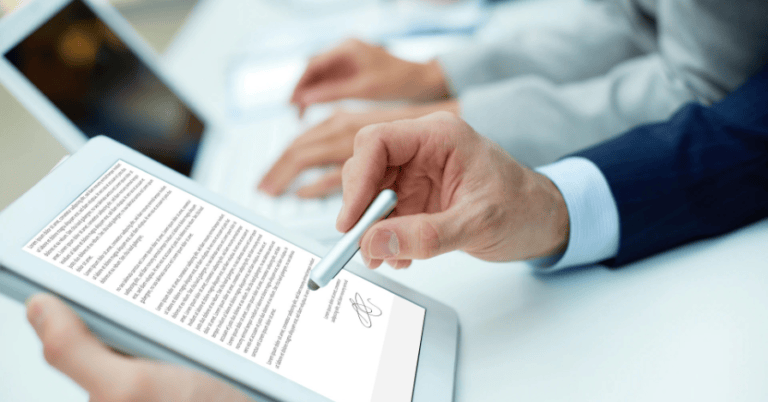Fonctionnalités Signature électronique Leizee