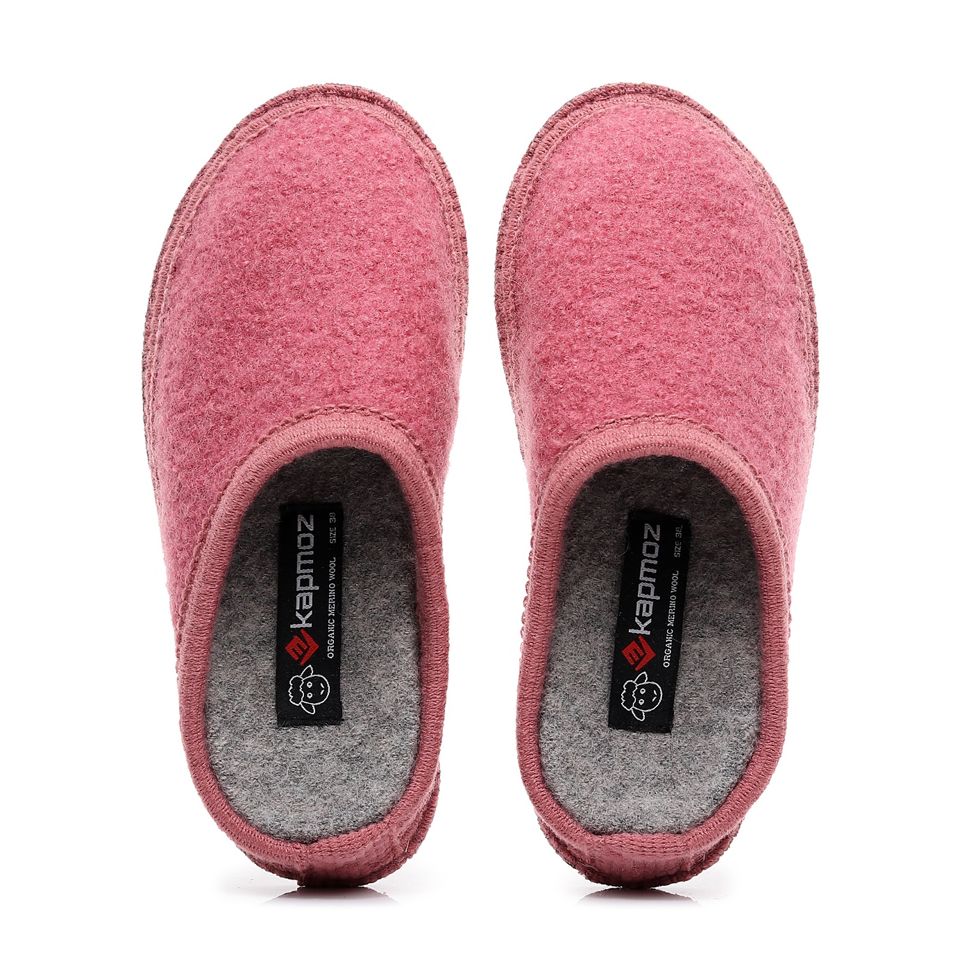 Women's Boiled Wool House Slippers Breathable Sweat Free Clog Slip on