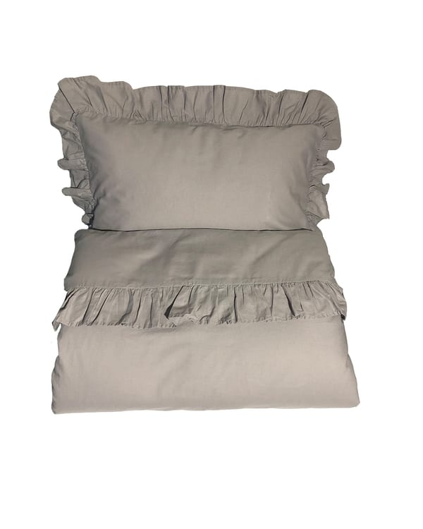 Underlakan Med Volang PÅSLAKANSET SÄNG MED VOLANG GRÖN Lekia och Babya i