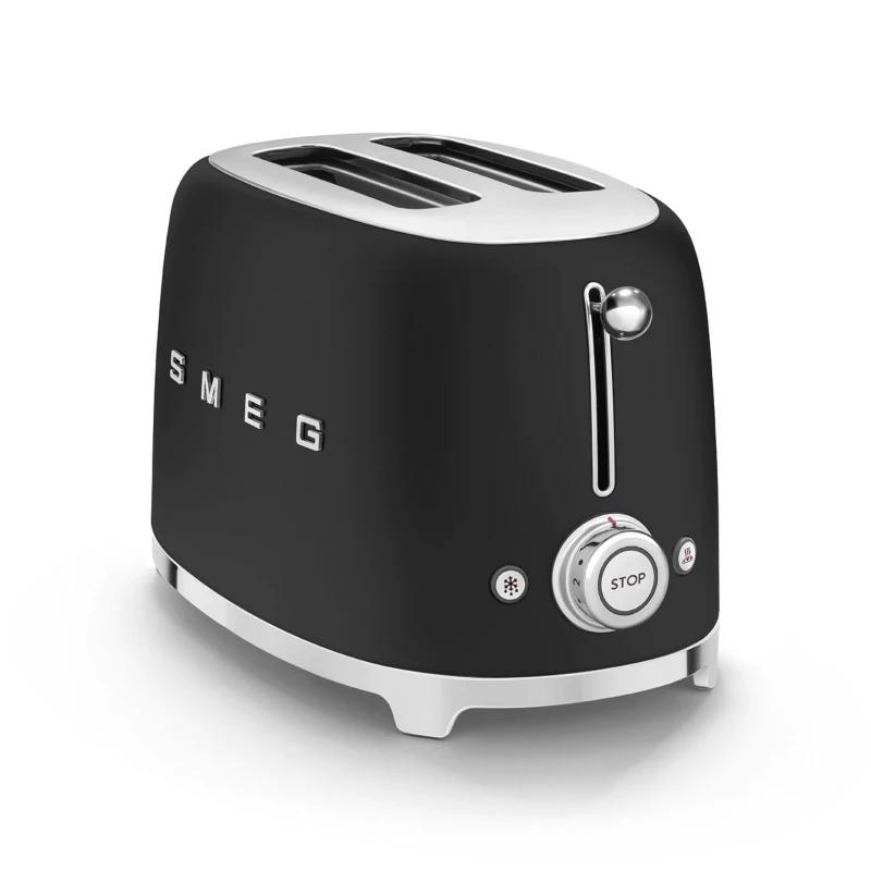 SMEG 2Slice Toaster in Matte Black Lelabuttery