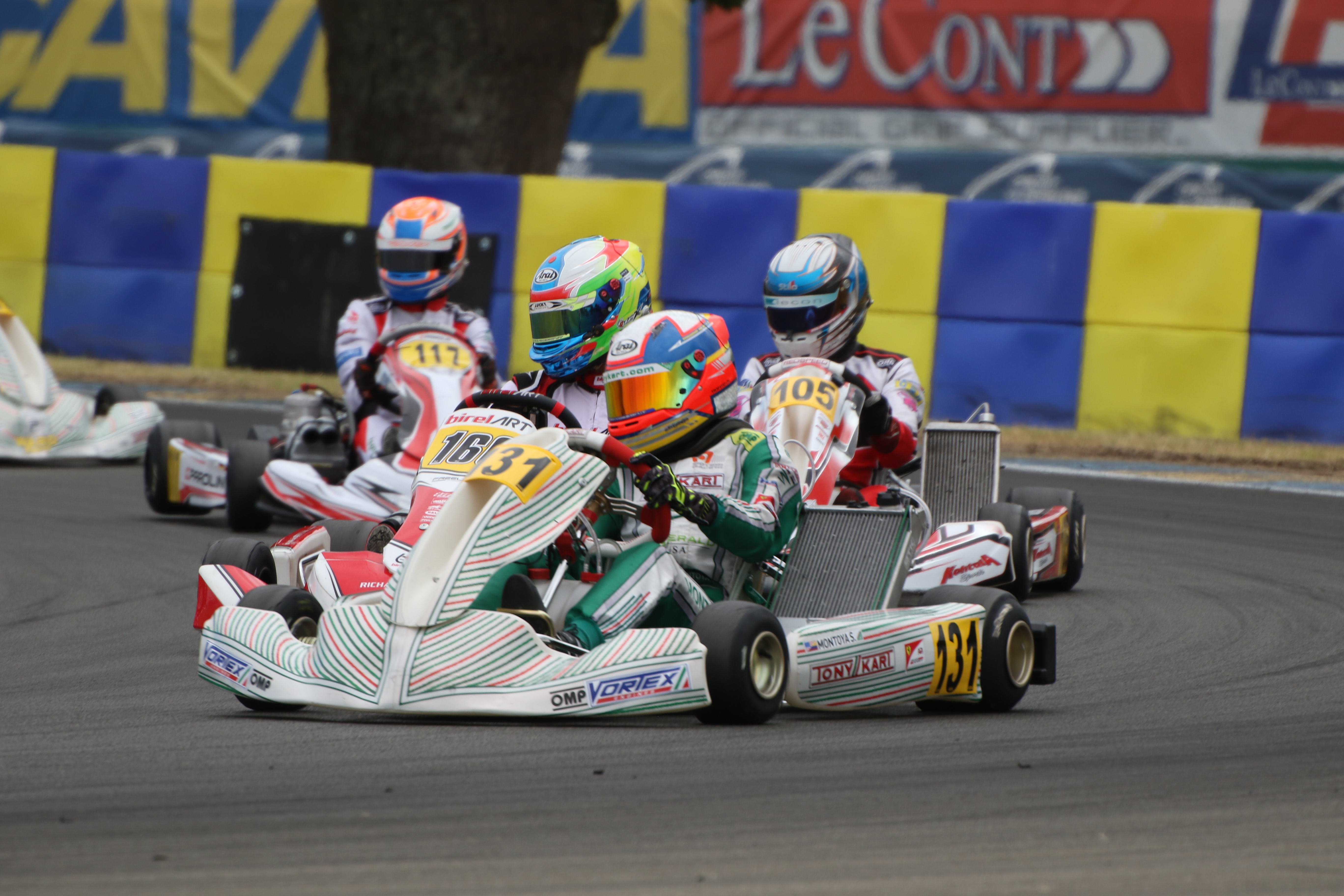 Montoya, Badoer, Patrese, les juniors au CIK du Mans