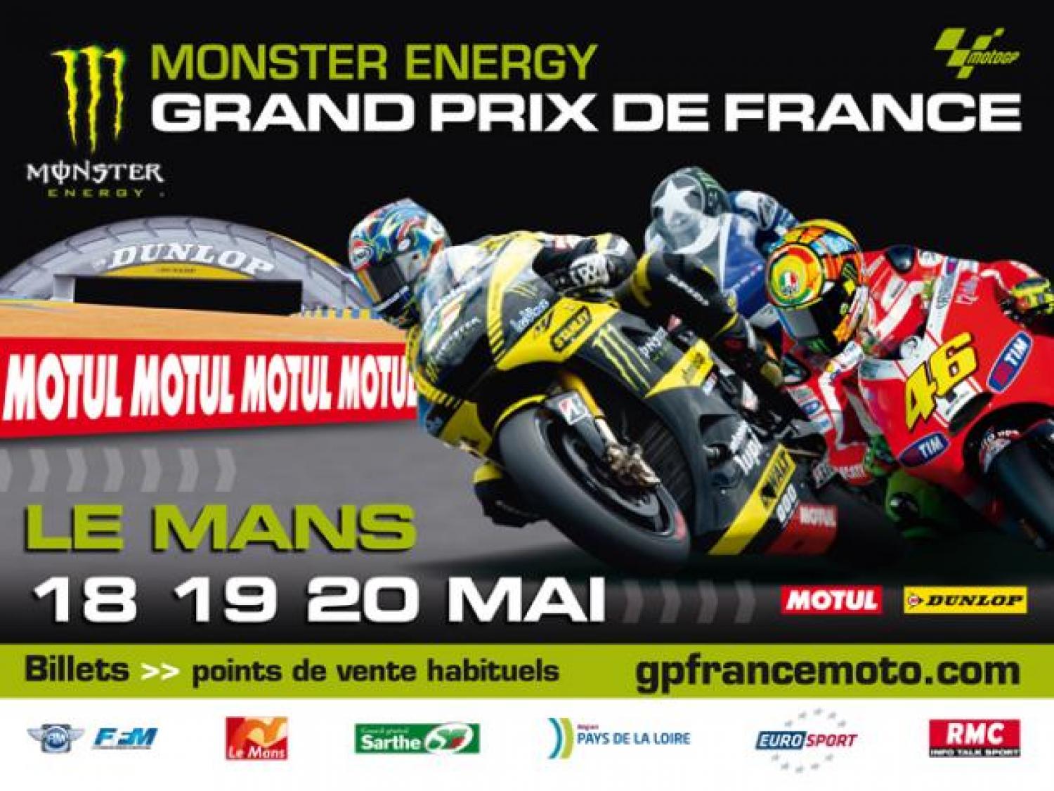 Le Grand Prix de France moto ce weekend au Mans