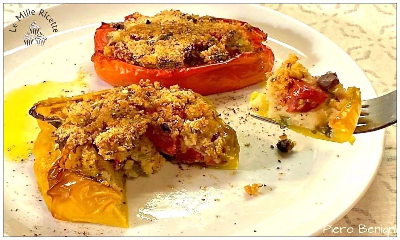 Peperoni Ripieni Mollica Di Pane