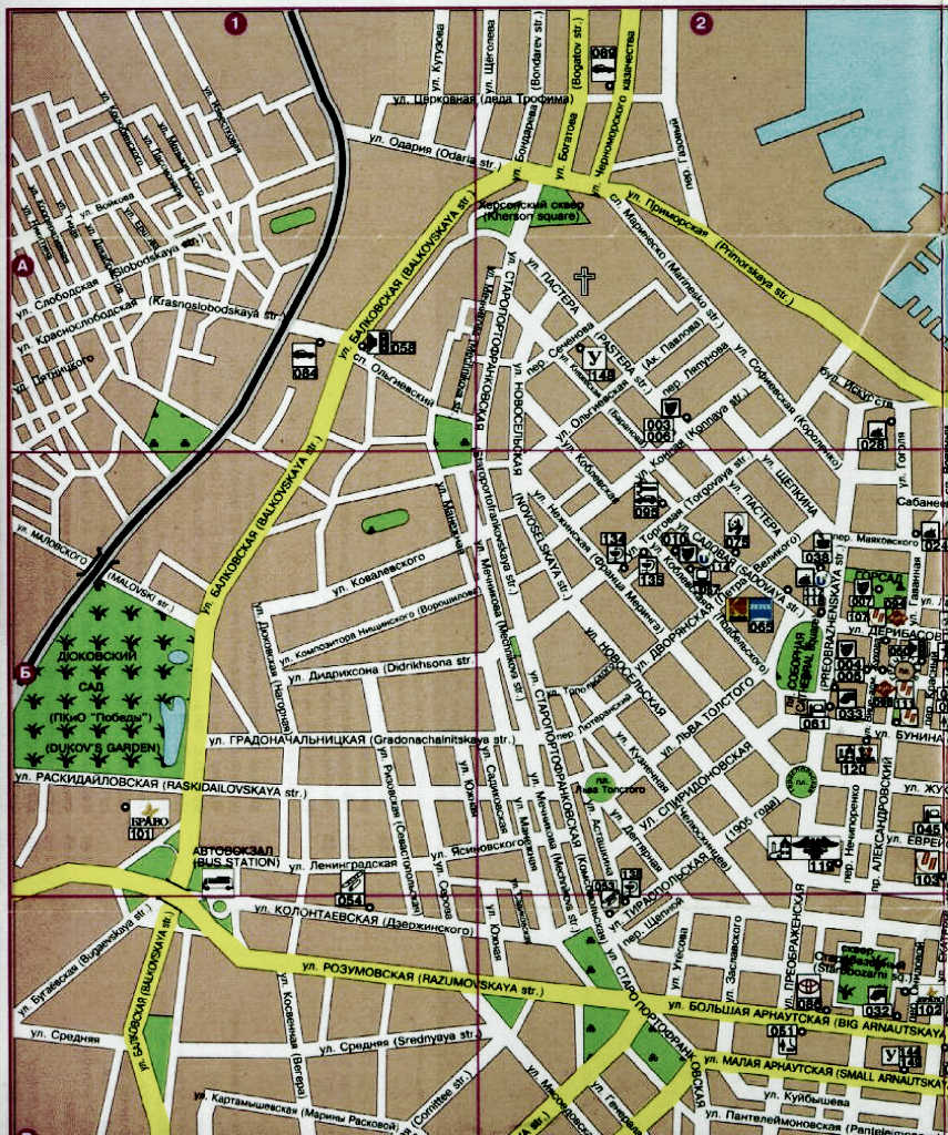 Odessa Street Map