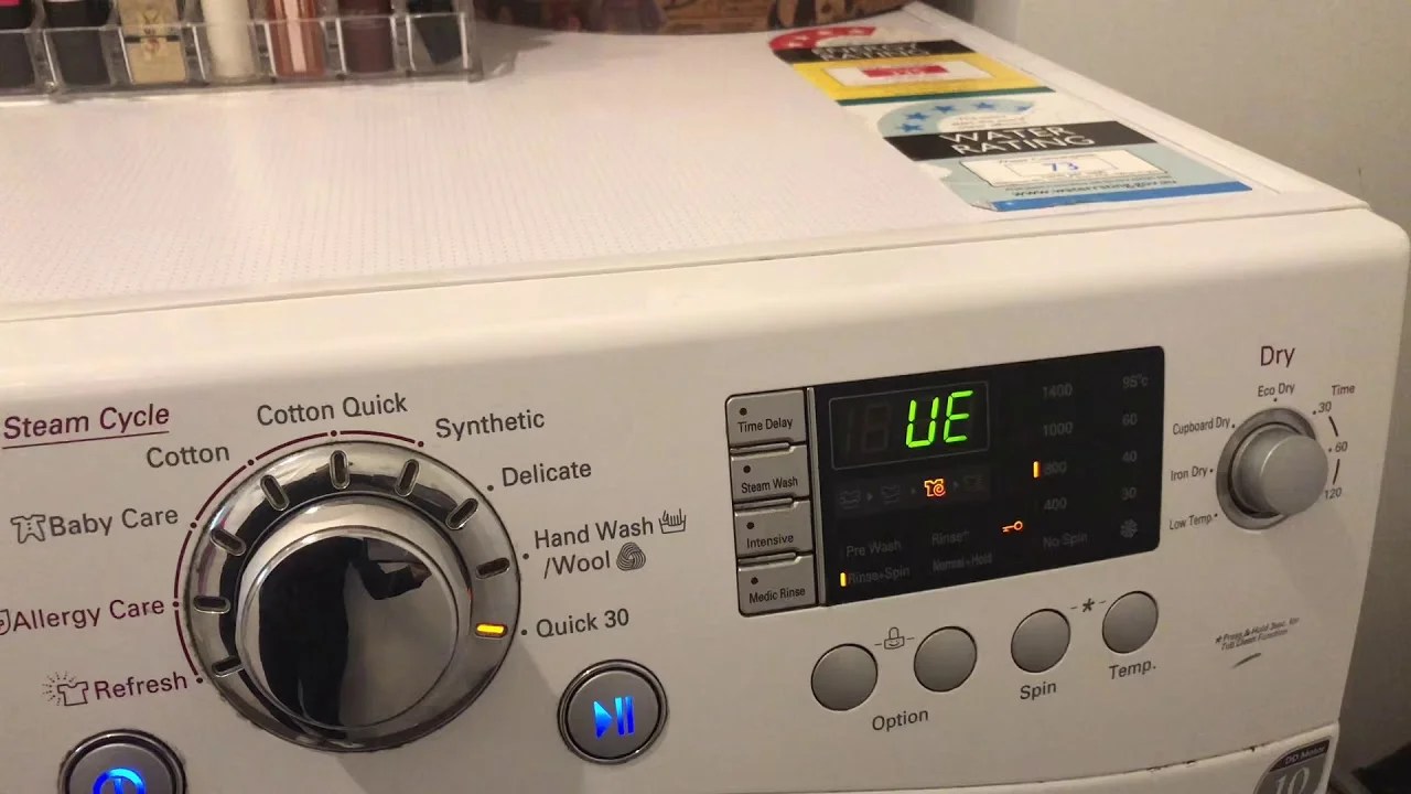 7 Steps to Fix LG Washer UE Error Code LemoH2020