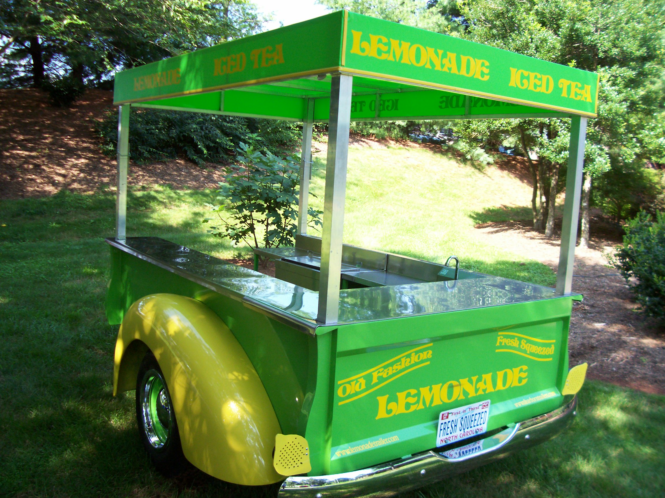 custom designed carts,stands and concession trailer