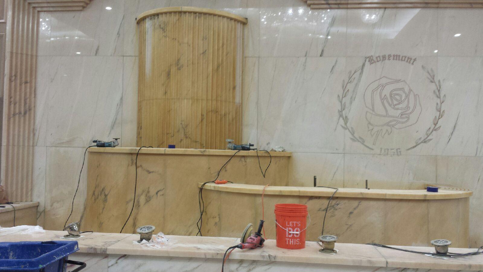 Rosemont Convention Center Lemoncello Stone Restoration Rosemont Convention Center Lemoncello Stone Restoration