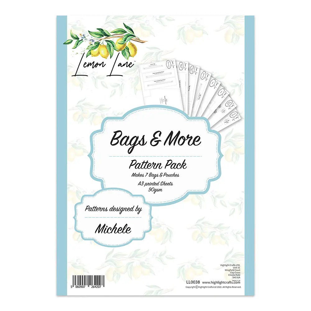 Lemon Lane Bags & More Pattern Pack Lemon Lane Fabrics