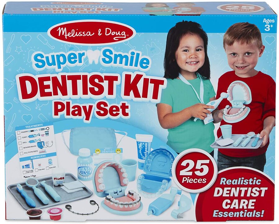 Melissa & Doug Super Smile Dentist Kit Play Set Lemony Gem Toys Online