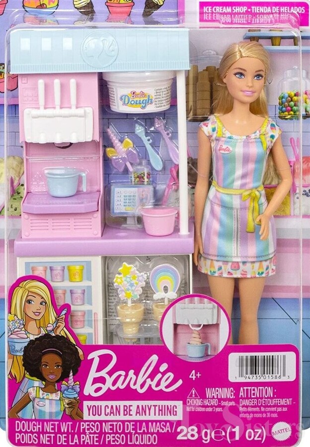 Barbie You Can Be Anything Ice Cream Shop Playset Lemony Gem Toys Online