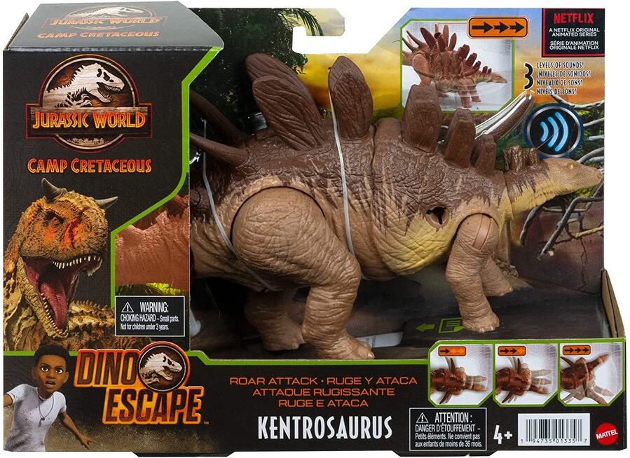 Jurassic World Camp Ceratosaurus Roar Attack Kentrosaurus