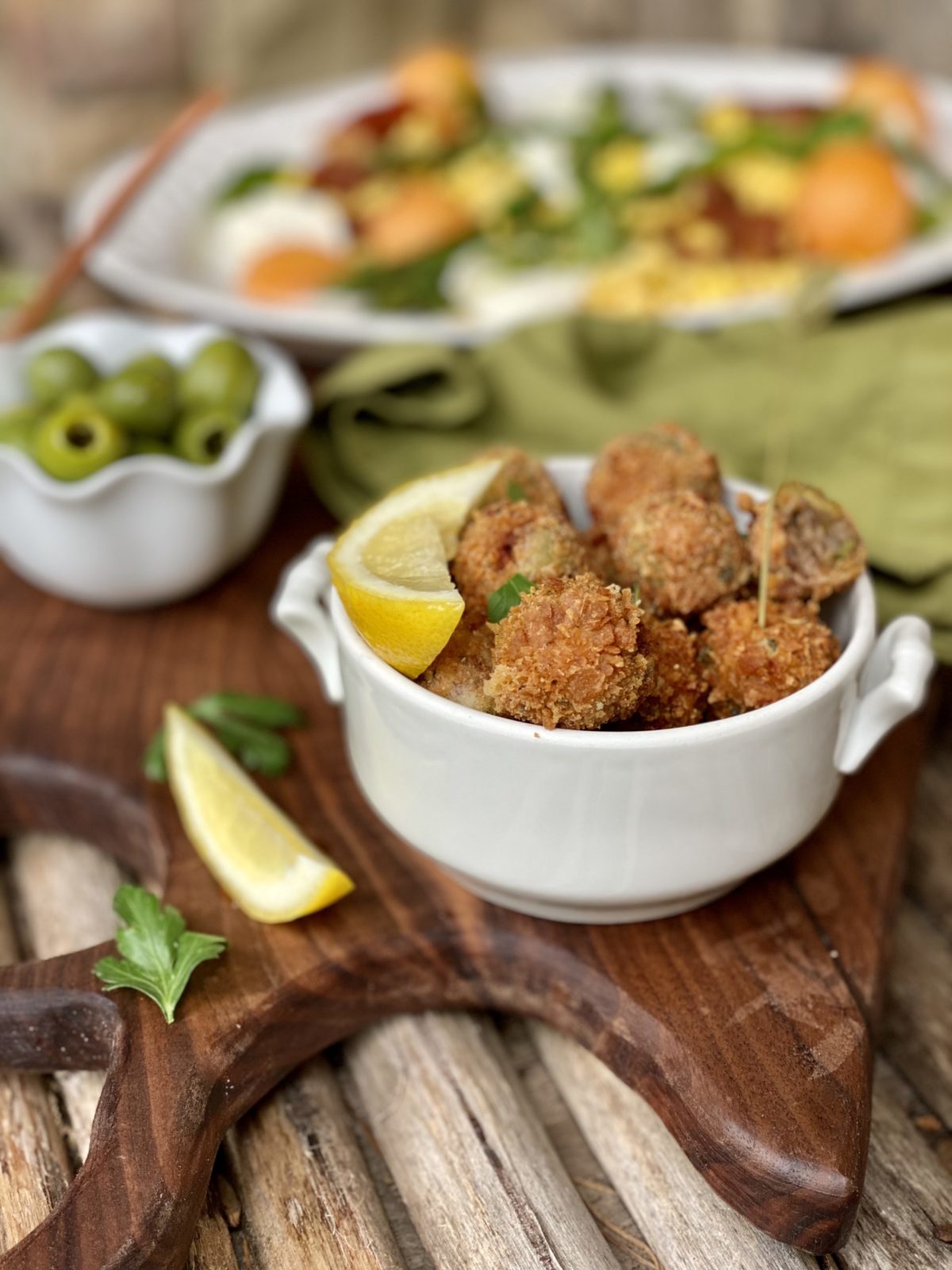 » Deep Fried Stuffed Olives (4) Lemony Thyme
