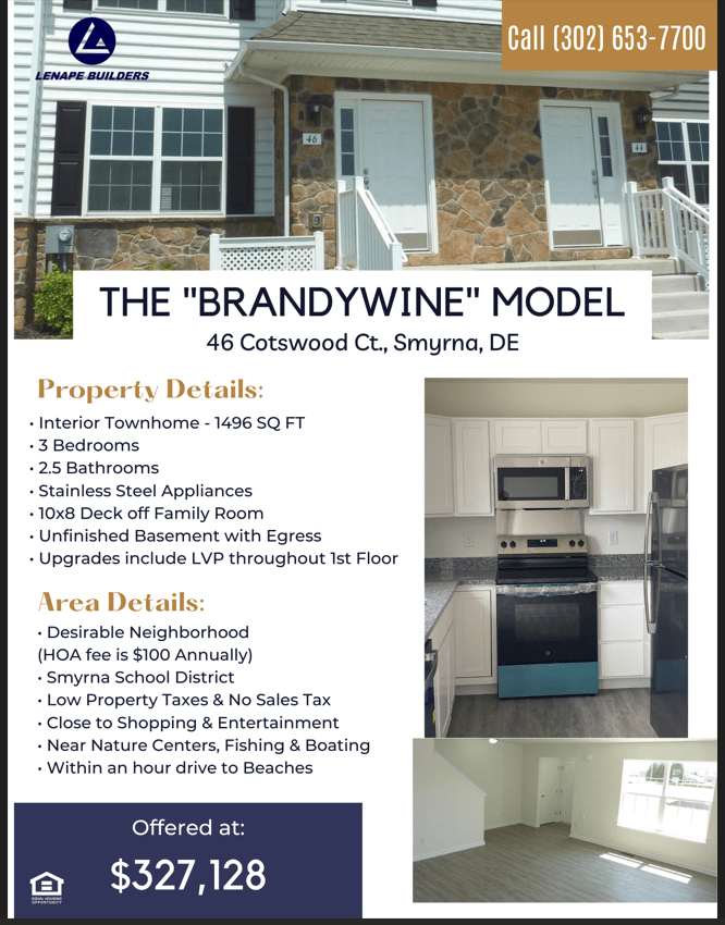 Quick Delivery Homes Lenape Builders