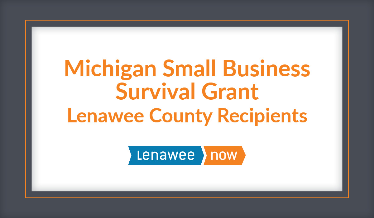 Michigan Small Business Survival Grant Recipients Lenawee Now