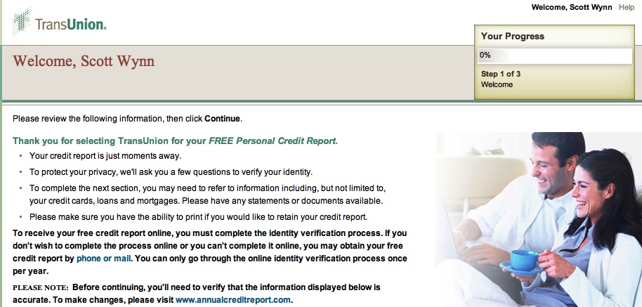 Free TransUnion Credit Report
