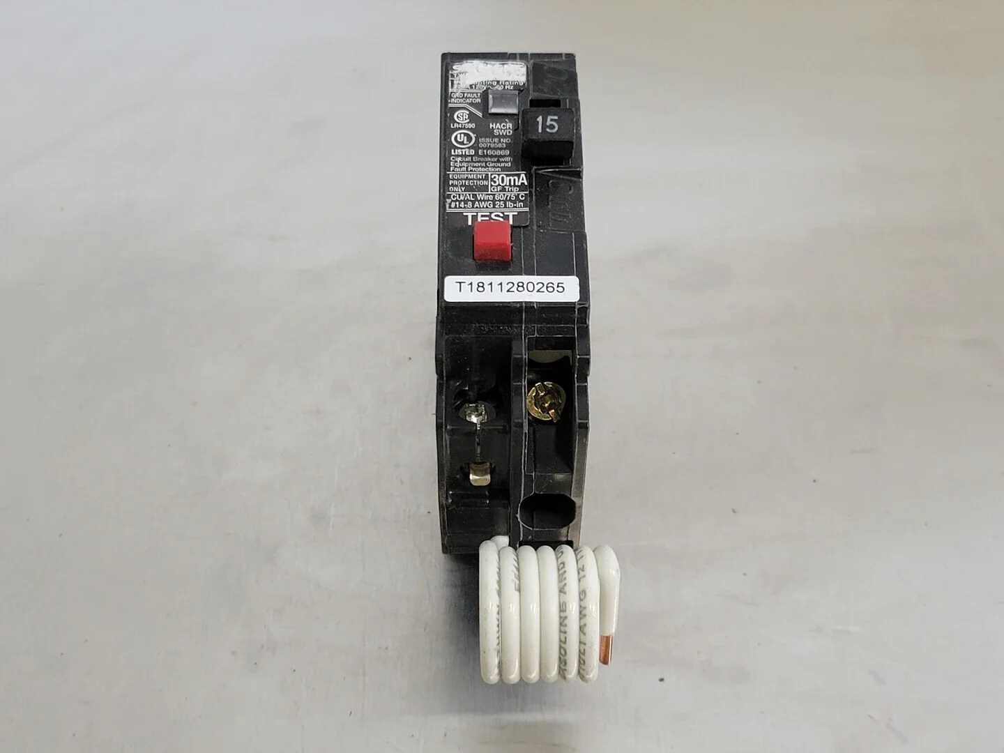 SIEMENS 15 Amp 1 Pole Circuit Breaker BE115