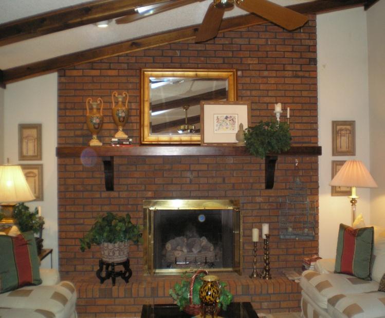 Fix My Room Series How To Freshen Up a Brick and Mortar Fireplace