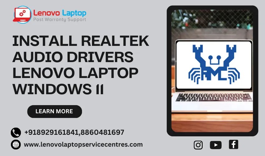 Install Realtek Audio Drivers Lenovo Laptop Windows 11