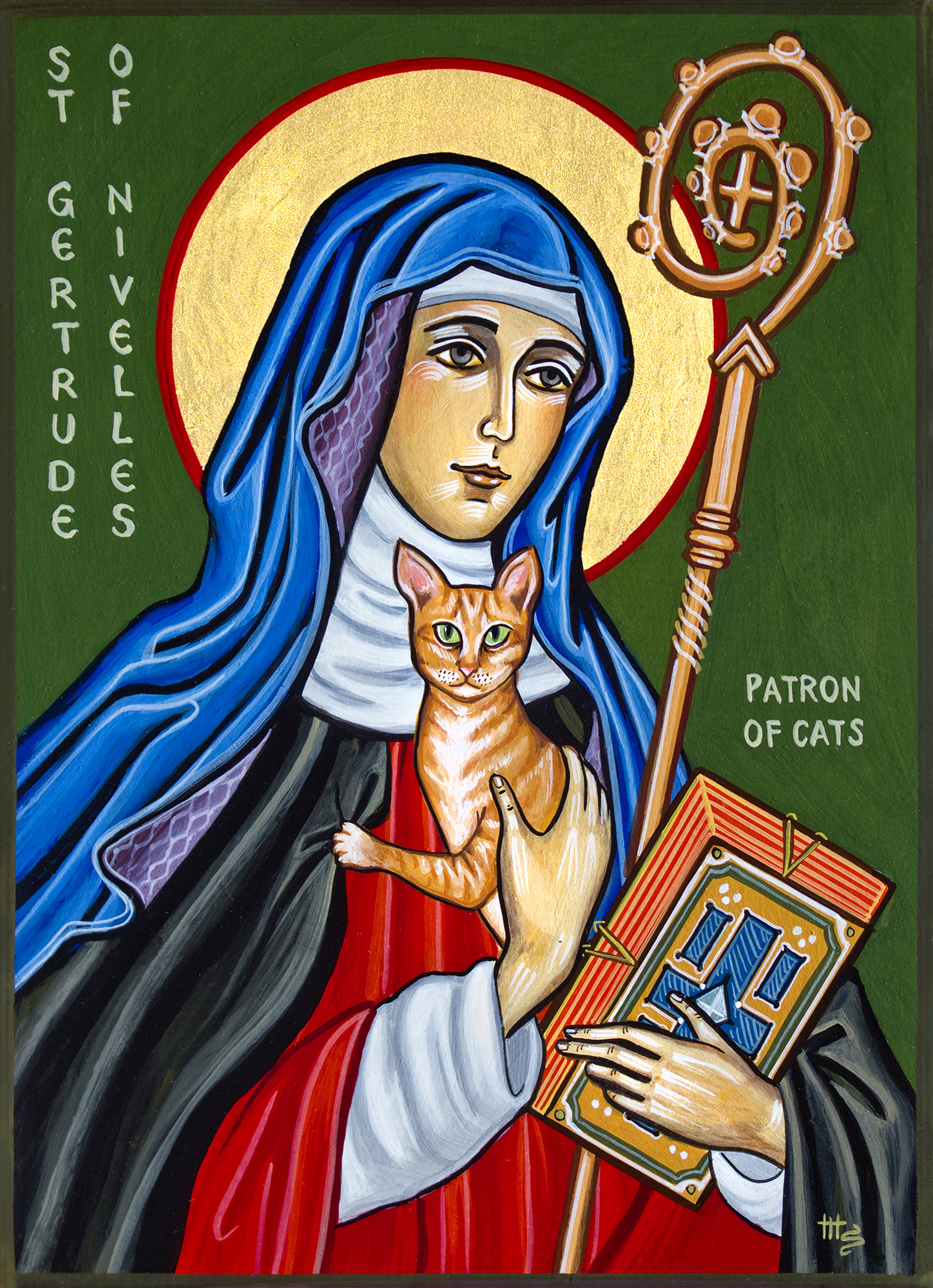 Dymphna vs. Gertrude of Nivelles Lent Madness