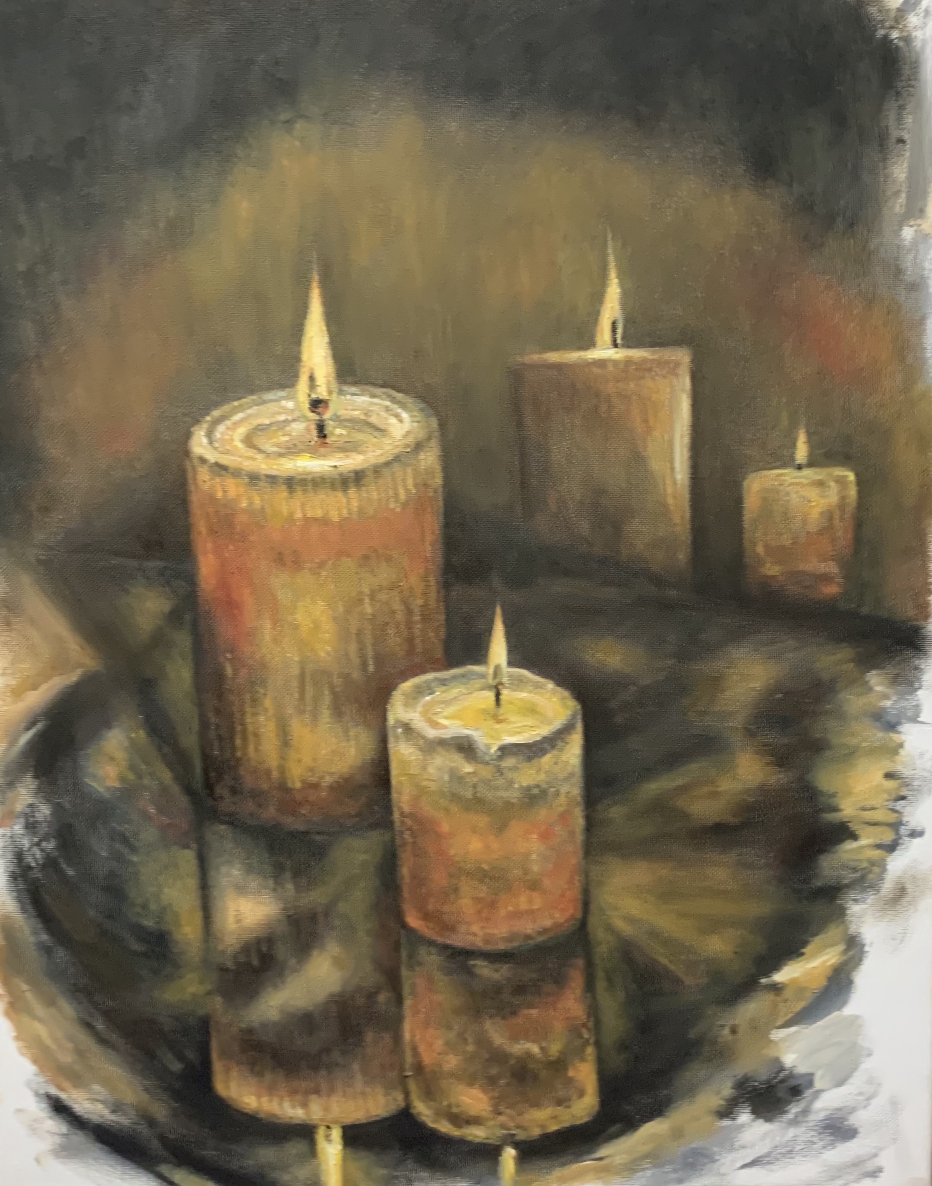 Candle light Leo Angelo Art & Illustrations