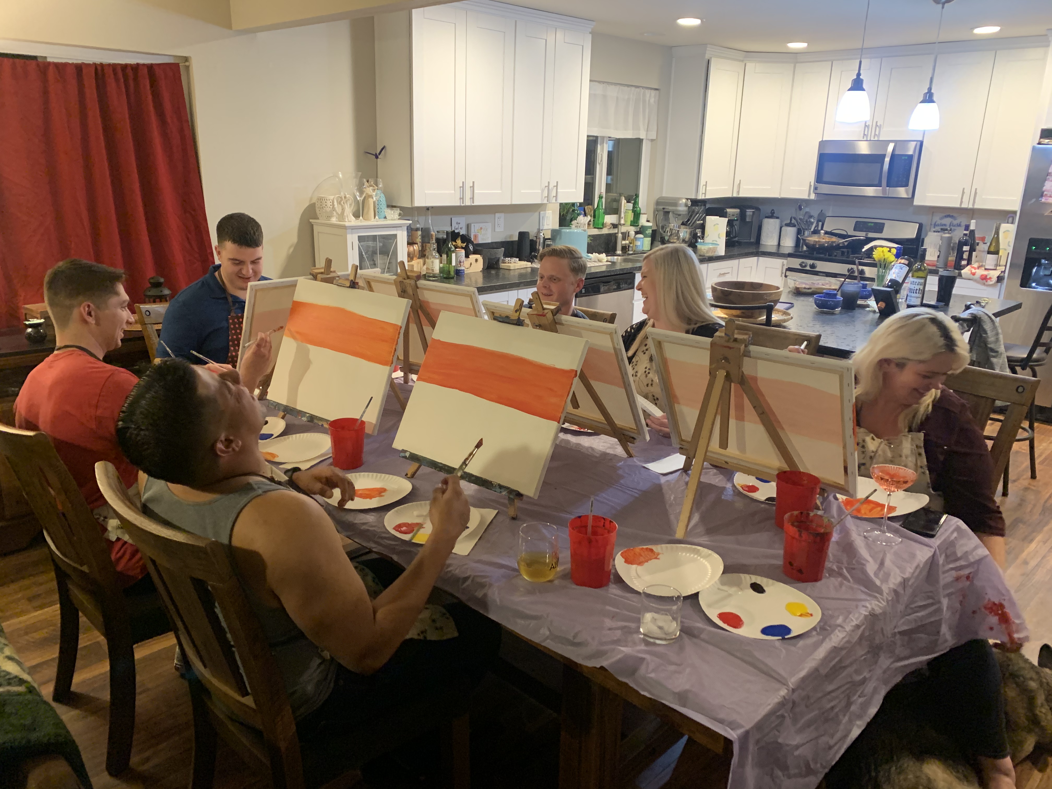 Maggie’s Private Paint Party Leo Angelo Art & Illustrations