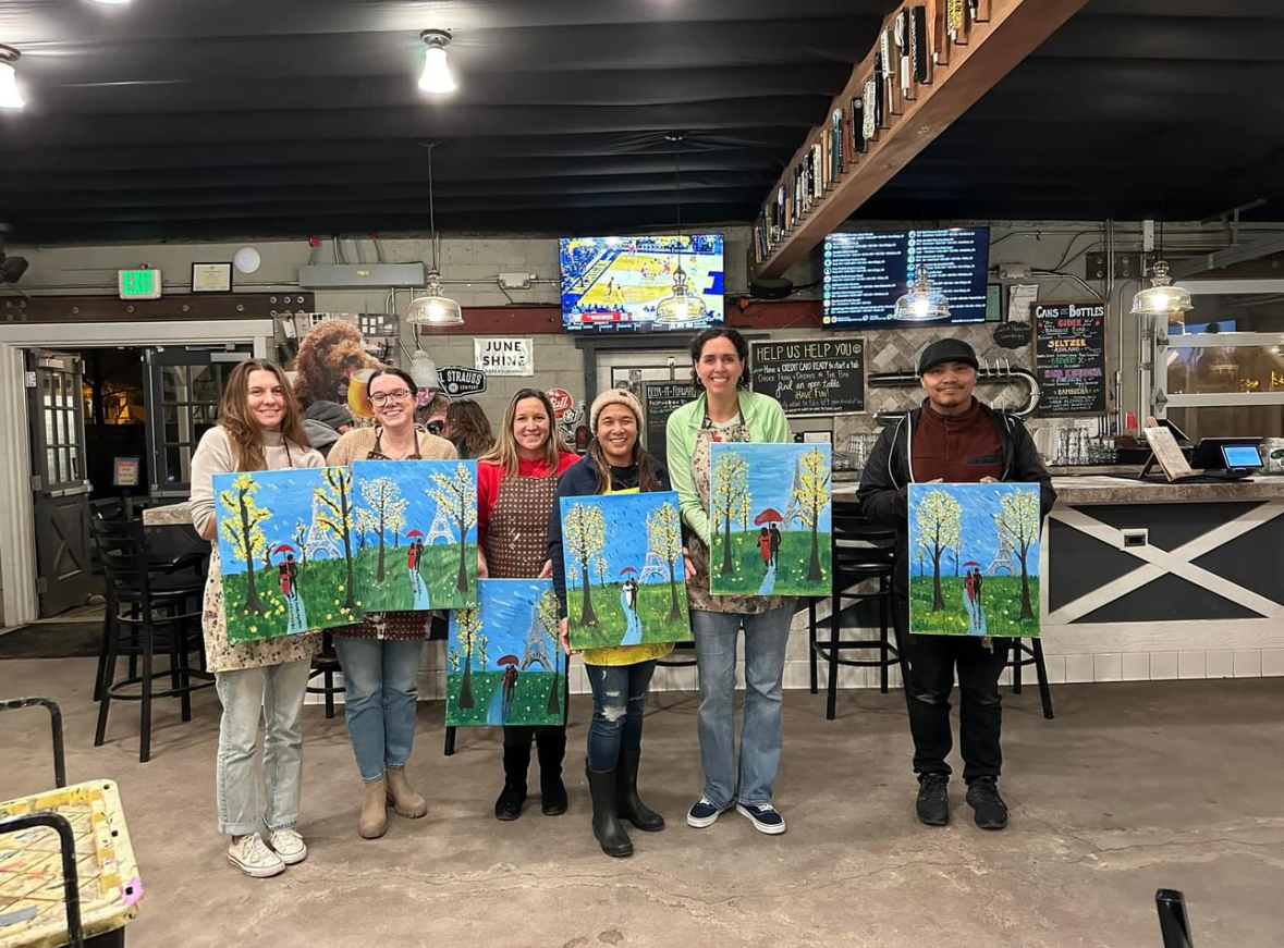 Paint Party at The Hop Stop Leo Angelo Art & Illustrations