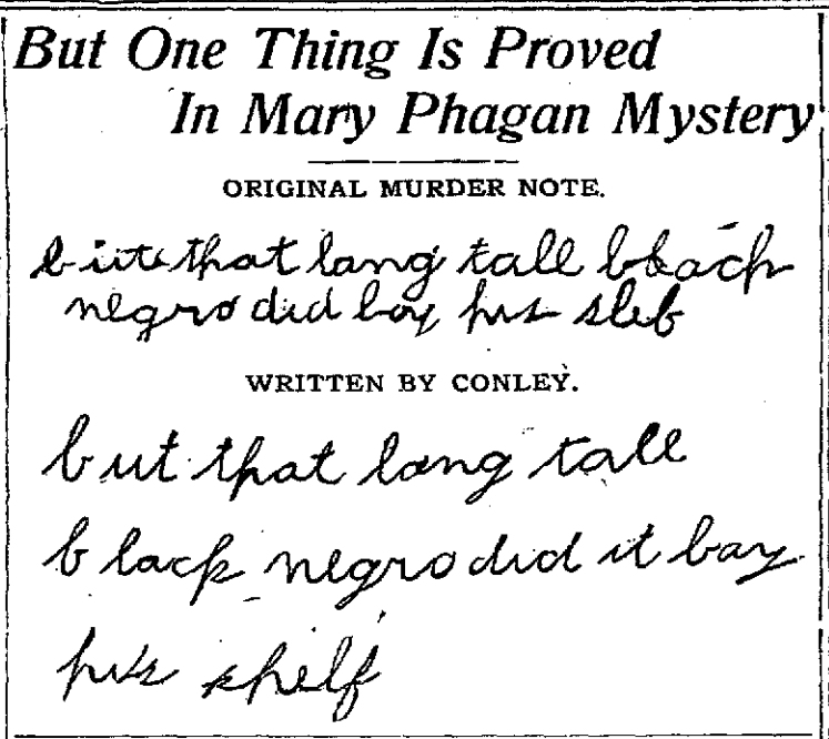 But One Thing is Proved in Mary Phagan Mystery Leo Frank Case Archive