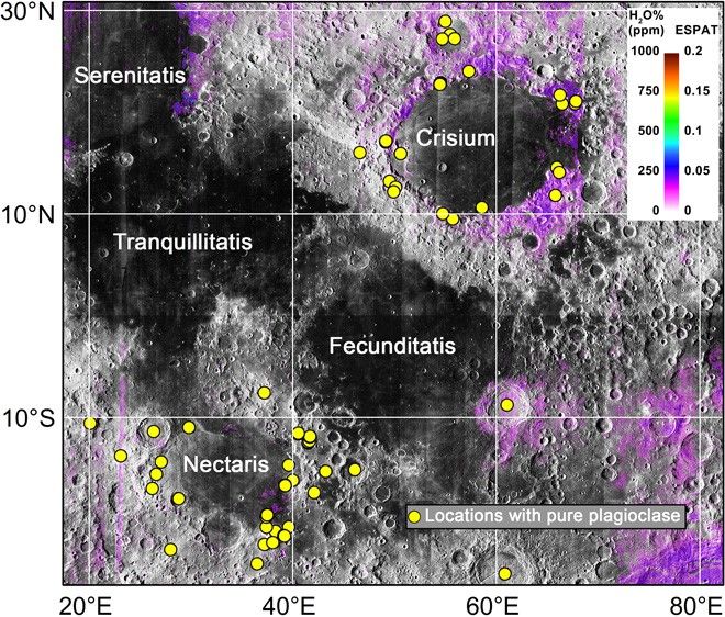 Attention Lunar Explorers First Roadmap of Water in Moon’s Soil