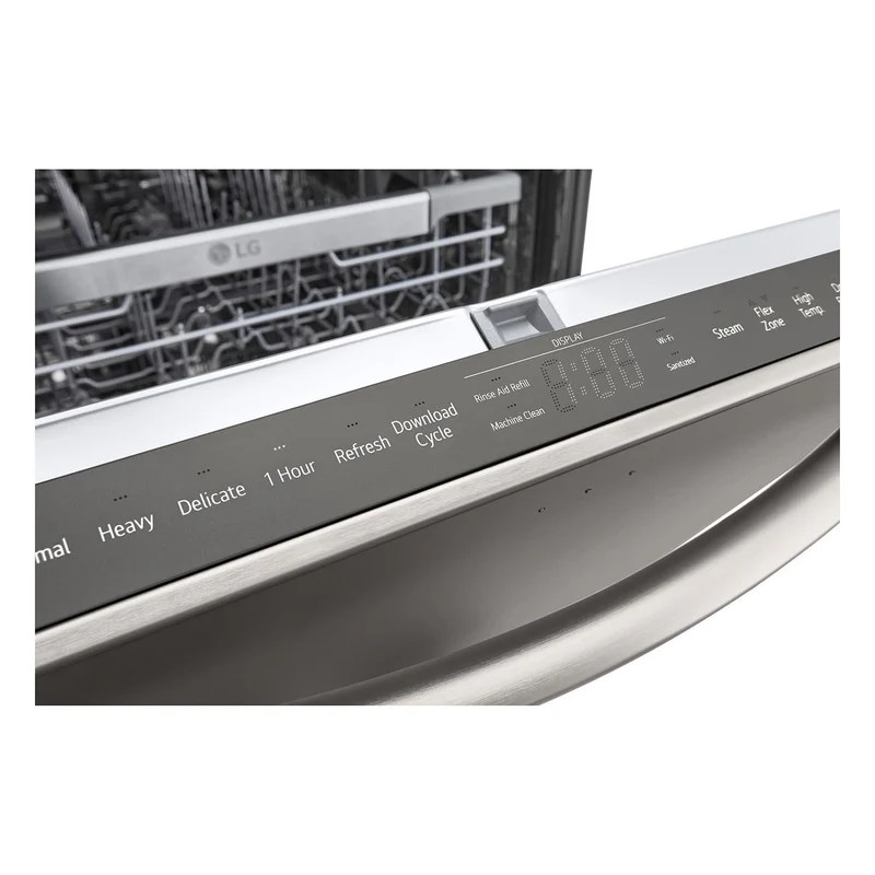 LG Black Stainless Steel Smart Dishwasher with 1Hour Wash & Dry