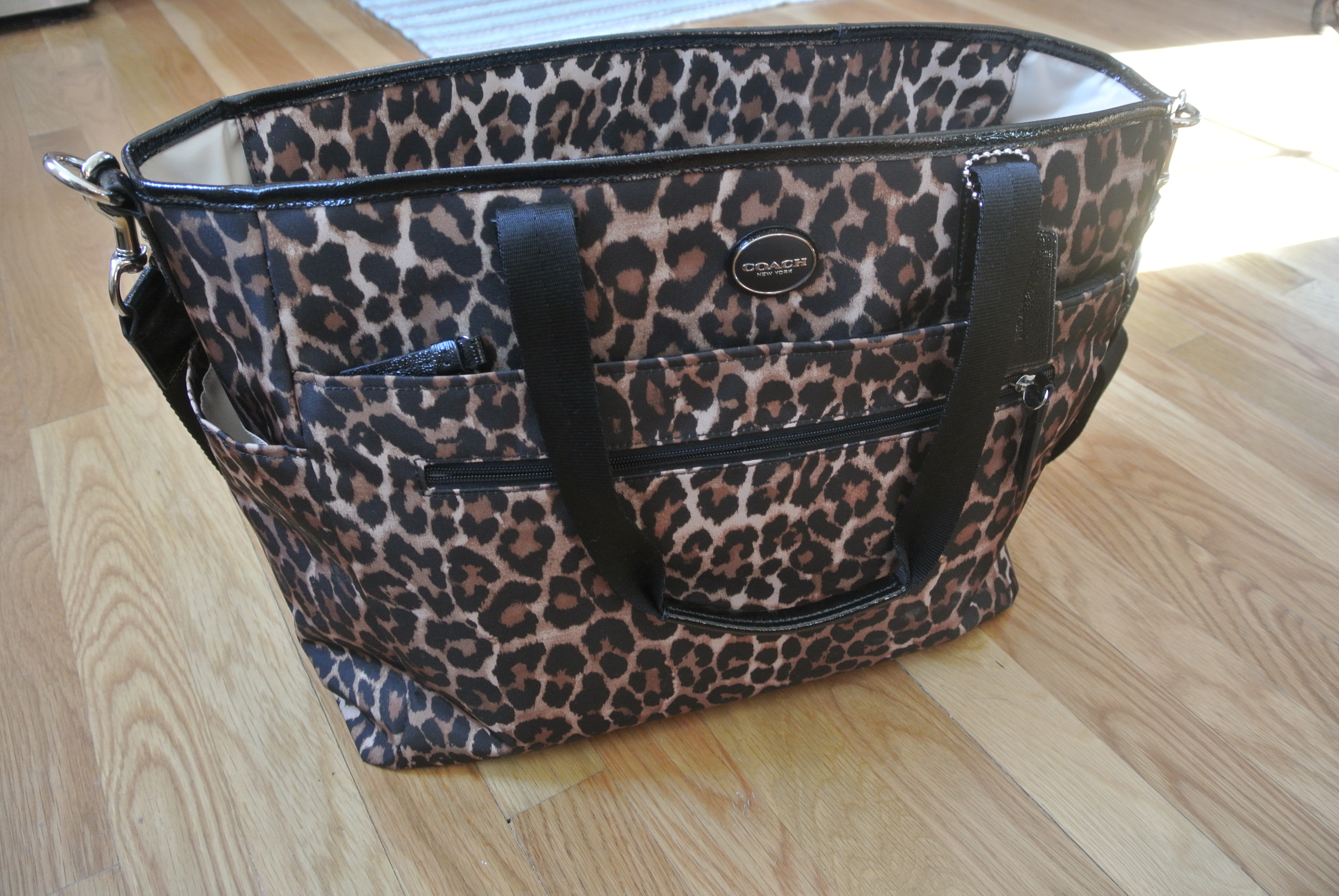 What's in my {diaper} bag Leopard and Grace