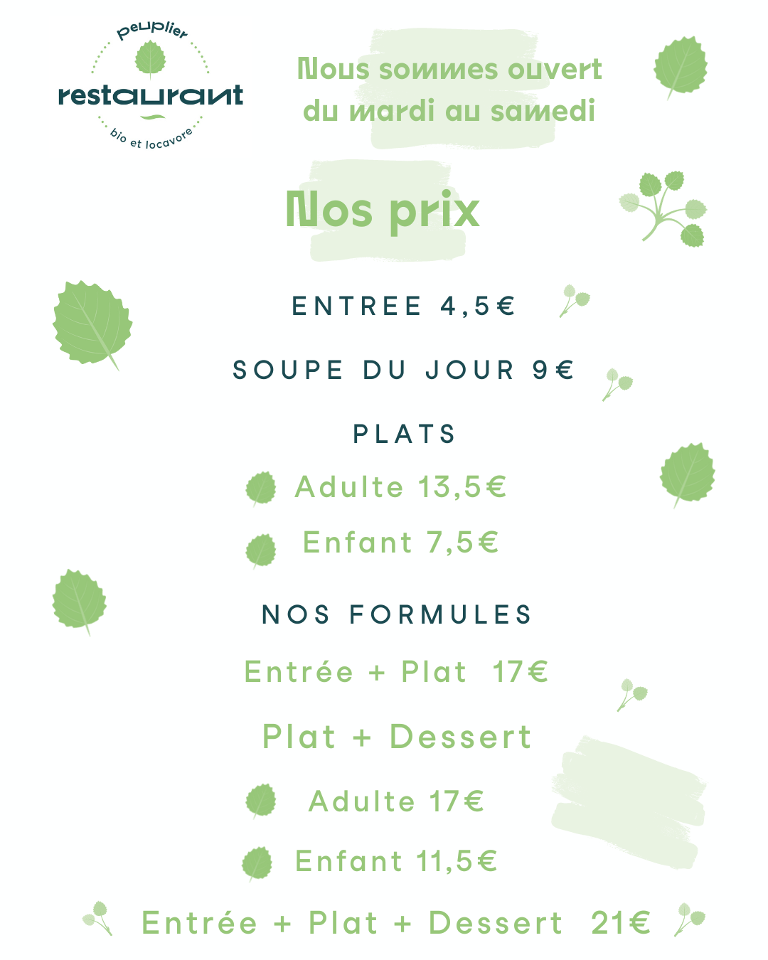 Restaurant LE PEUPLIER