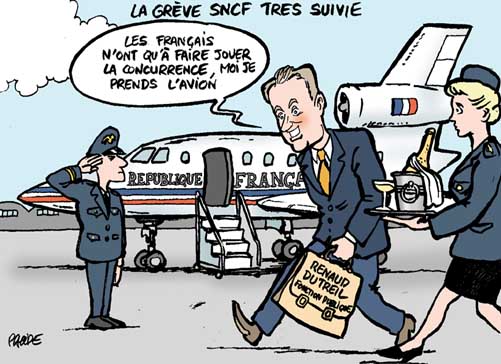 Greve Sncf Humour Placide Philippe et Borne s'attellent à la
