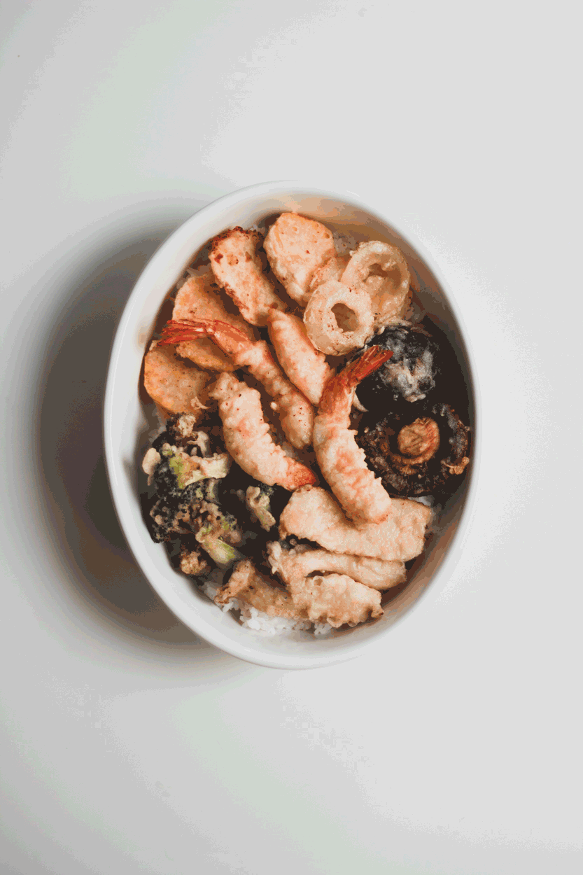 Tempura Donburi LePlainCanvas