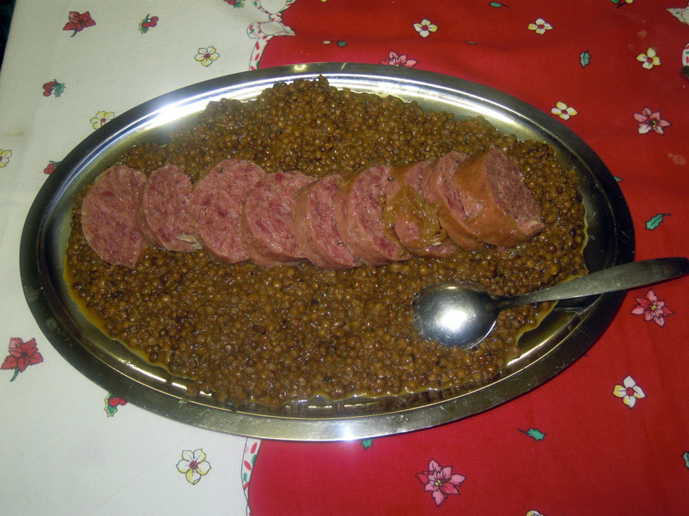 LENTICCHIE CON PANCETTA Le ricette di Pola