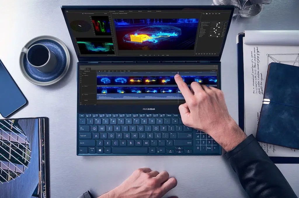 Asus ZenBook Duo le premier PC portable à deux écrans